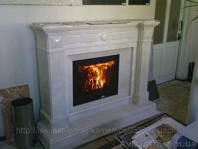 Портал для камина из мрамора (облицовка для камина мраморная) - <ro>Изображение</ro><ru>Изображение</ru> #1, <ru>Объявление</ru> #1166287