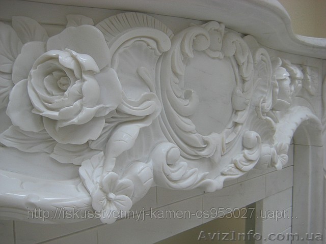 Камин из мрамора с резьбой (мраморный камин) от призводителя в наличии - <ro>Изображение</ro><ru>Изображение</ru> #1, <ru>Объявление</ru> #1166282