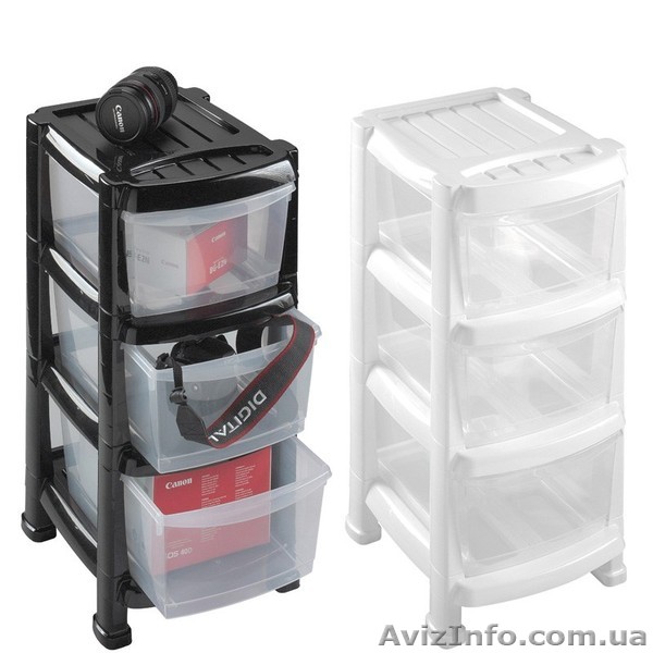 Пластиковый комод на 3, 4, 5, 6 ящиков. Heidrun, Италия - <ro>Изображение</ro><ru>Изображение</ru> #1, <ru>Объявление</ru> #1510440