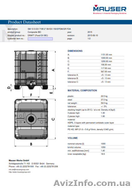Продам еврокубы - <ro>Изображение</ro><ru>Изображение</ru> #1, <ru>Объявление</ru> #1514584