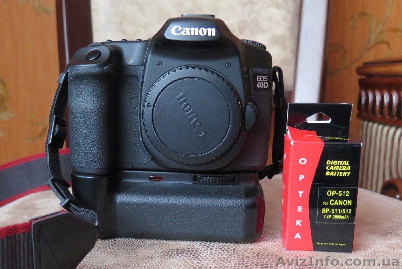 Продам фотоап.Canon 40D в комплекте - <ro>Изображение</ro><ru>Изображение</ru> #1, <ru>Объявление</ru> #1517656