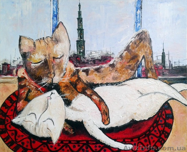 Картина маслом "Любовь в большом городе" - <ro>Изображение</ro><ru>Изображение</ru> #1, <ru>Объявление</ru> #1523800