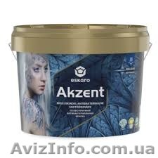 Eskaro Akzent антибактериальная краска (полуглянцевая) 2/7 л. - <ro>Изображение</ro><ru>Изображение</ru> #1, <ru>Объявление</ru> #1362214