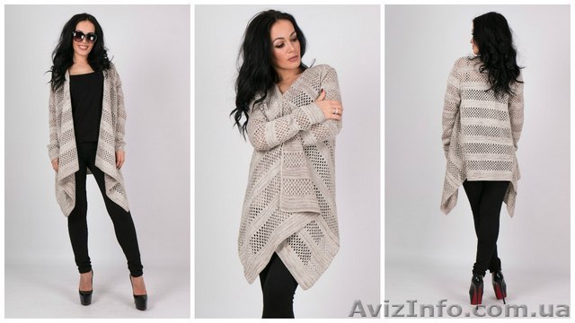 Вязаный кардиган из полукантона - <ro>Изображение</ro><ru>Изображение</ru> #1, <ru>Объявление</ru> #1560702