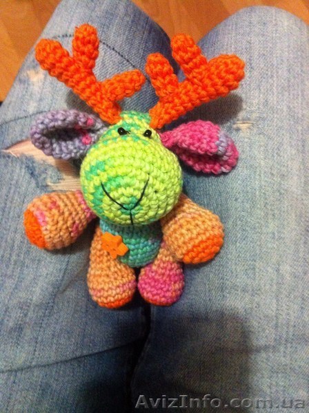 Добрый Лось в технике амигуруми - <ro>Изображение</ro><ru>Изображение</ru> #1, <ru>Объявление</ru> #1561027