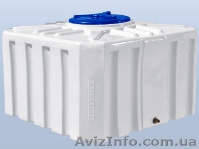 Емкость 500 литров квадратная белая Киев - <ro>Изображение</ro><ru>Изображение</ru> #1, <ru>Объявление</ru> #1570720