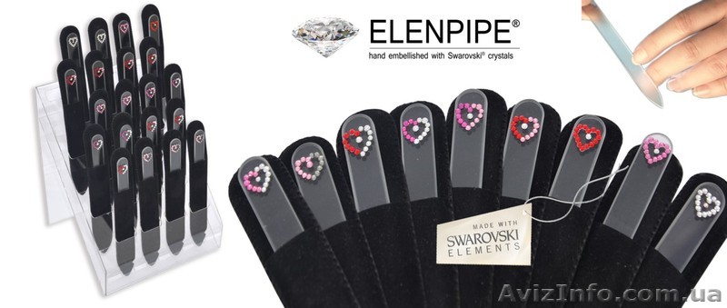 Хрустальные пилочки для ногтей серия Сердечко        - <ro>Изображение</ro><ru>Изображение</ru> #1, <ru>Объявление</ru> #1571096