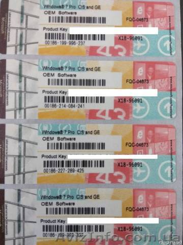 оригинальные наклейки, боксы Windows 7 PRO, 8.1 PRO, 10 PRO - <ro>Изображение</ro><ru>Изображение</ru> #1, <ru>Объявление</ru> #1577487