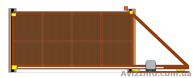 Ворота Центр - Интернет-магазин откатных ворот - <ro>Изображение</ro><ru>Изображение</ru> #1, <ru>Объявление</ru> #1612140