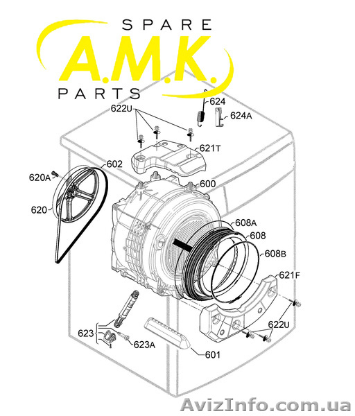 Все оригинальные детали для стиральных и посудомоечных машин Electrolux, Gorenje - <ro>Изображение</ro><ru>Изображение</ru> #1, <ru>Объявление</ru> #1624364