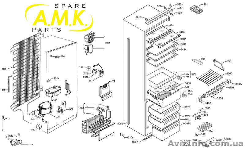 Все оригинальные детали для холодильников марок Electrolux, Gorenje, Zanussi - <ro>Изображение</ro><ru>Изображение</ru> #1, <ru>Объявление</ru> #1624362