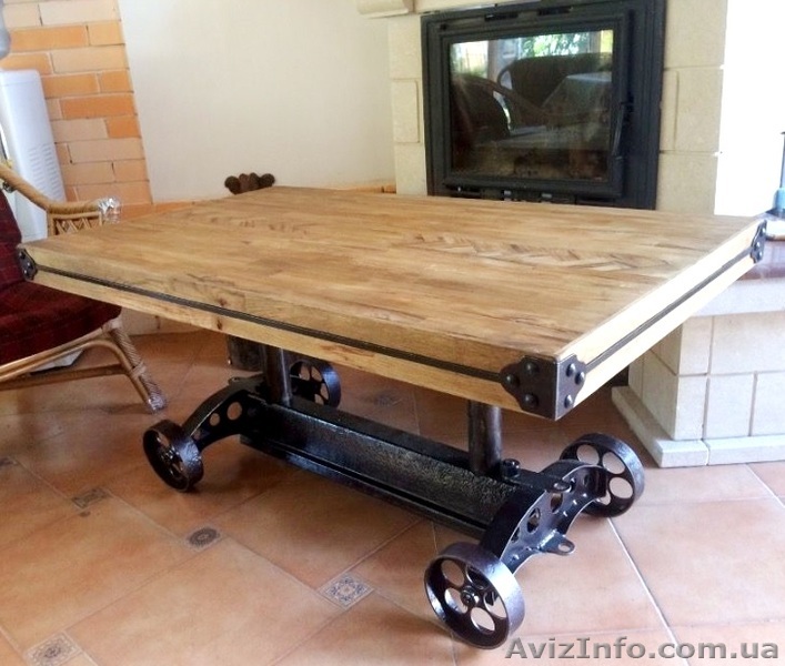 Журнальный стол. Стиль лофт. - <ro>Изображение</ro><ru>Изображение</ru> #1, <ru>Объявление</ru> #1641539