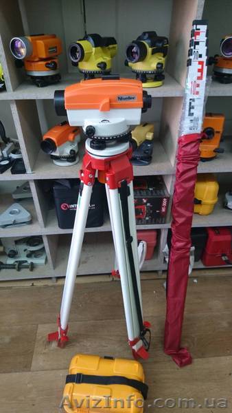 КОМПЛЕКТ ОПТИЧЕСКОГО НИВЕЛИРА NIVELLER DSZ32 + ШТАТИВ + РЕЙКА 5М - <ro>Изображение</ro><ru>Изображение</ru> #1, <ru>Объявление</ru> #1642380