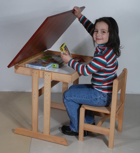 Столик парта с пеналом детская "Кроха"  - <ro>Изображение</ro><ru>Изображение</ru> #1, <ru>Объявление</ru> #1647226