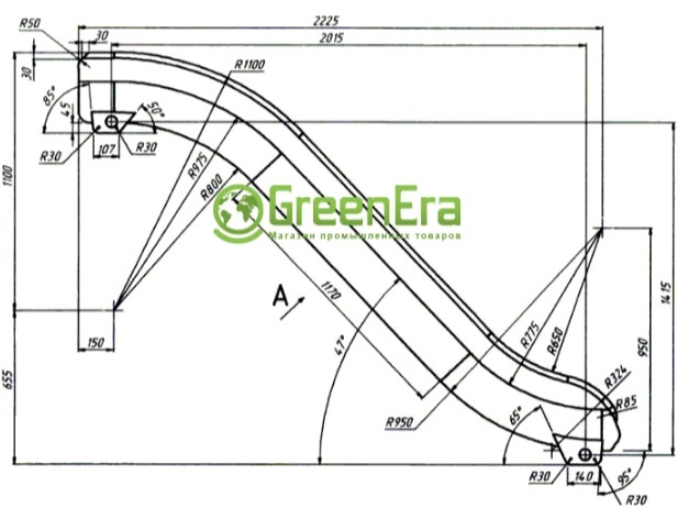 Гірка пластикова заввишки 1200 см. - <ro>Изображение</ro><ru>Изображение</ru> #1, <ru>Объявление</ru> #1652026