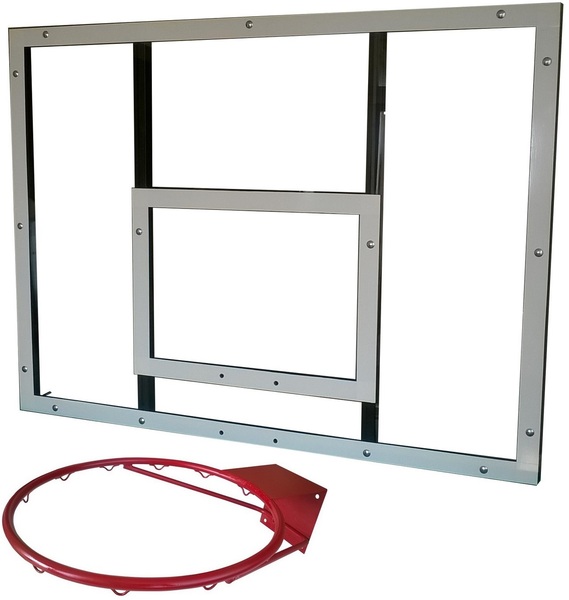 Баскетбольный щит оргстекло (10 мм.) 0,9м. х 1,2м. с кольцом - <ro>Изображение</ro><ru>Изображение</ru> #1, <ru>Объявление</ru> #1545684