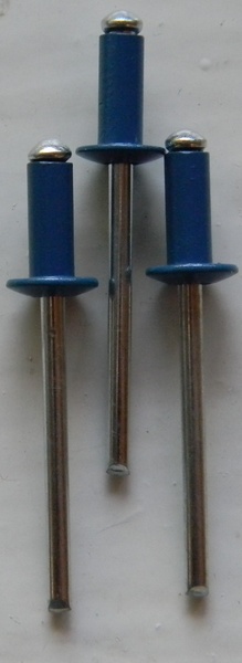 Вытяжные заклепки RAL 5010 темно-синие размер 4*10 - <ro>Изображение</ro><ru>Изображение</ru> #1, <ru>Объявление</ru> #1658779