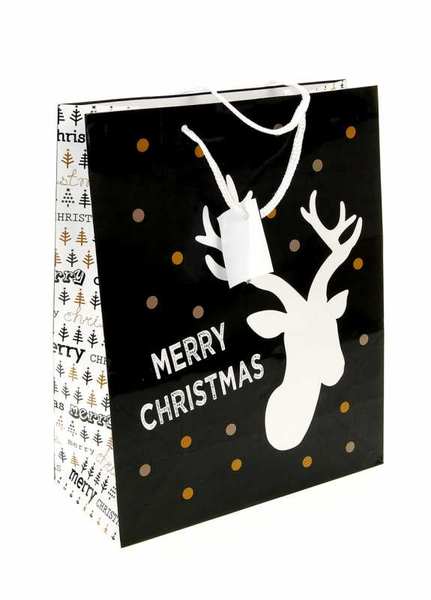 M7-330027, Декоративный подарочный пакет, черный-разноцветный - <ro>Изображение</ro><ru>Изображение</ru> #1, <ru>Объявление</ru> #1671615