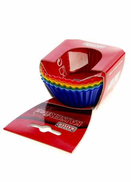 M12-990001, Форма для кекса силиконовая 6 шт.  Разноцветный - <ro>Изображение</ro><ru>Изображение</ru> #1, <ru>Объявление</ru> #1673267