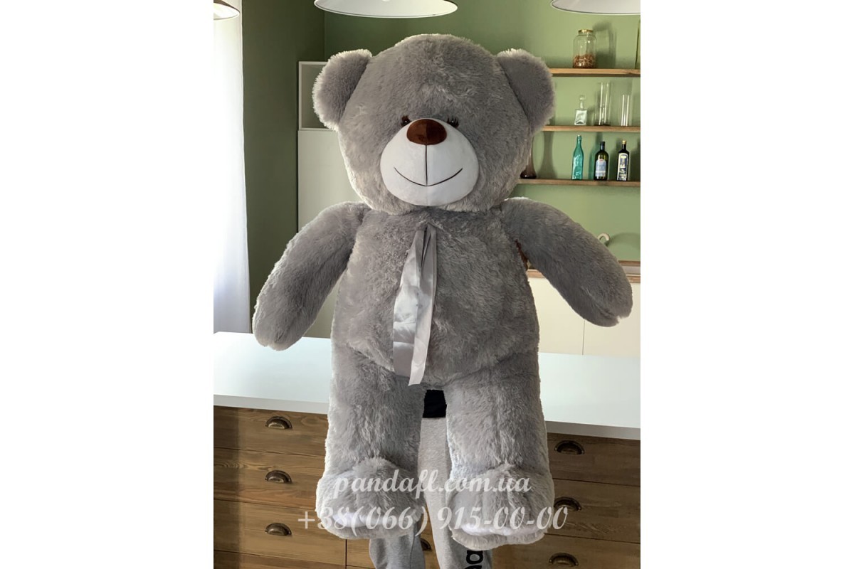 Мишка 160 см серый перламутр - <ro>Изображение</ro><ru>Изображение</ru> #1, <ru>Объявление</ru> #1699004