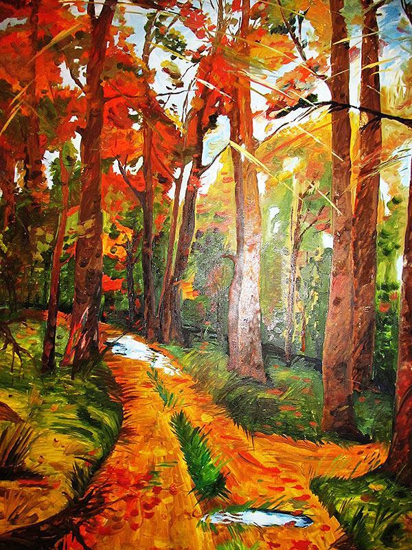 Матвєєв О. Дорога у жовтні. Полотно, олія, 120х80 - <ro>Изображение</ro><ru>Изображение</ru> #1, <ru>Объявление</ru> #1705414