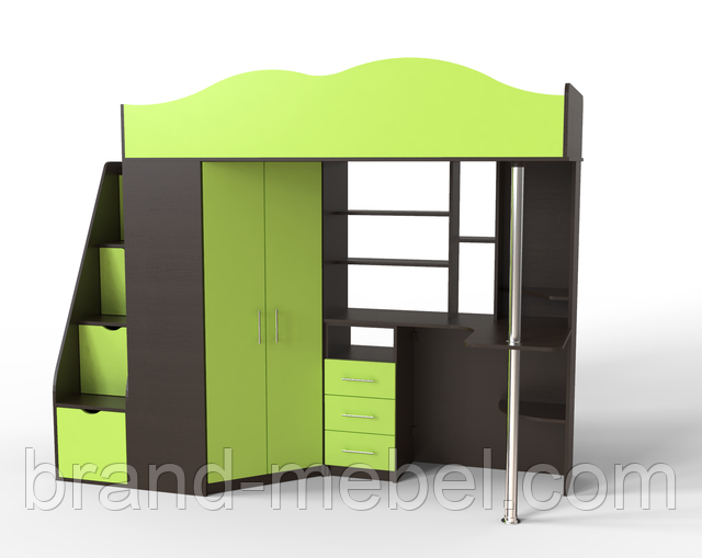 Ліжко горище ДМ 37 серії Binky - <ro>Изображение</ro><ru>Изображение</ru> #1, <ru>Объявление</ru> #1708257