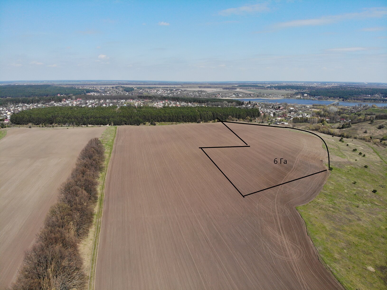 Земельна ділянка у селі Хлепча загальна площа 6.18 Га. Ліс, Річка - <ro>Изображение</ro><ru>Изображение</ru> #1, <ru>Объявление</ru> #1709389