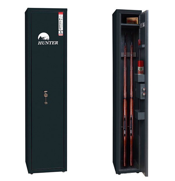 Надежный сейф Hunter GLS.200.K на 2 ствола с доставкой - <ro>Изображение</ro><ru>Изображение</ru> #1, <ru>Объявление</ru> #1743940