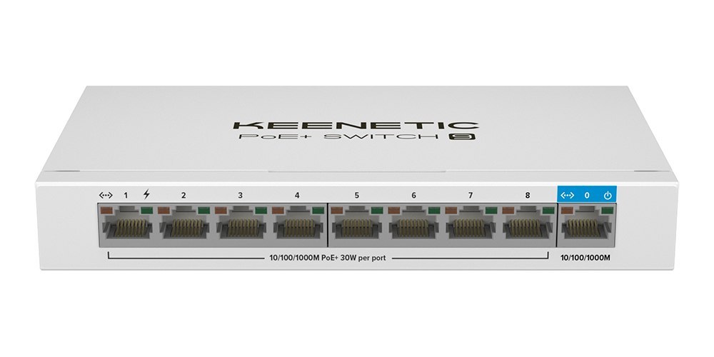 Высококачественный свитч Keenetic PoE+ Switch 9 - <ro>Изображение</ro><ru>Изображение</ru> #1, <ru>Объявление</ru> #1744879