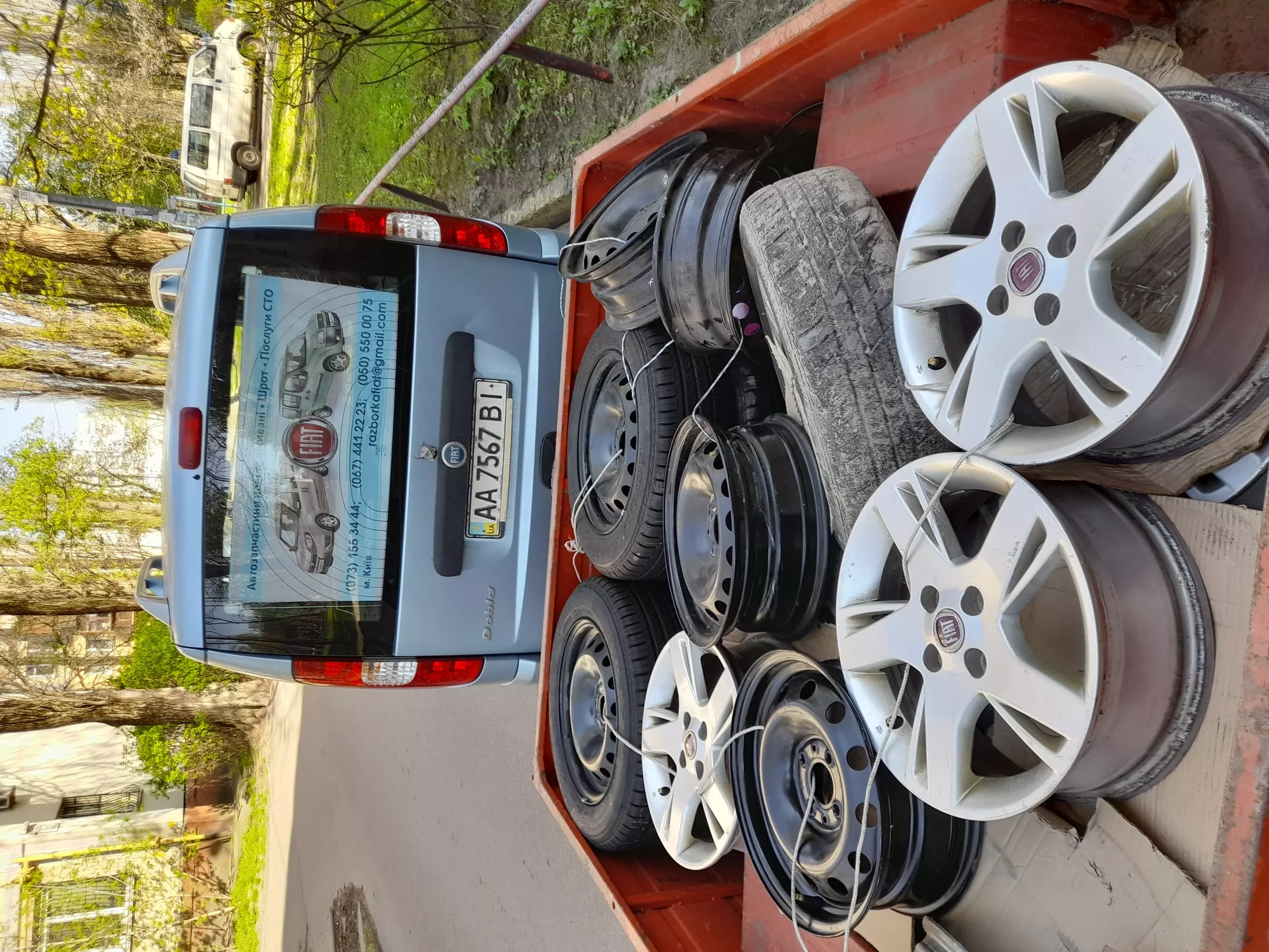 Fiat Doblo диски стальные-литые Фиат Добло Original - <ro>Изображение</ro><ru>Изображение</ru> #1, <ru>Объявление</ru> #1501153