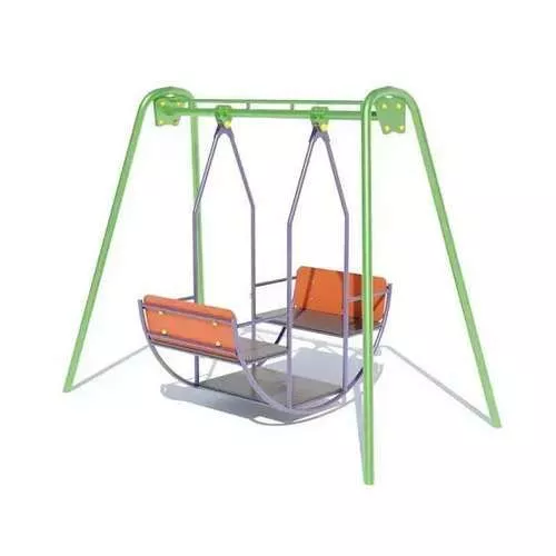 Металева гойдалка з люлькою човник на дитячий вуличний майданчик - <ro>Изображение</ro><ru>Изображение</ru> #1, <ru>Объявление</ru> #1597253