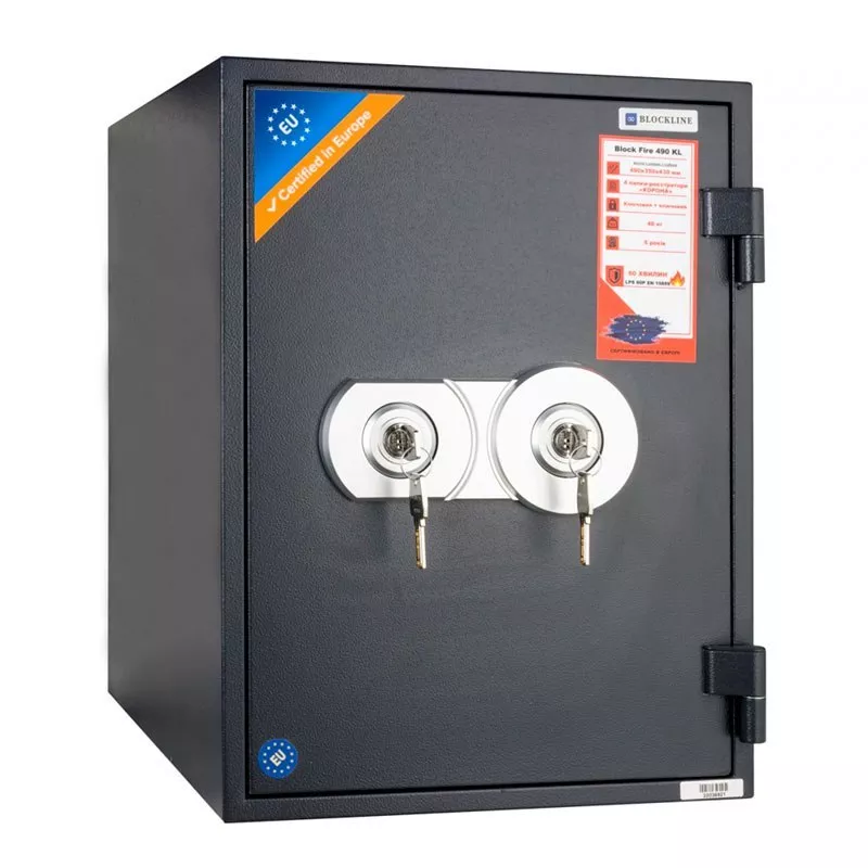 Високоякісний сейф вогнестійкий Block Fire 490 KL - VinCom - <ro>Изображение</ro><ru>Изображение</ru> #1, <ru>Объявление</ru> #1752493