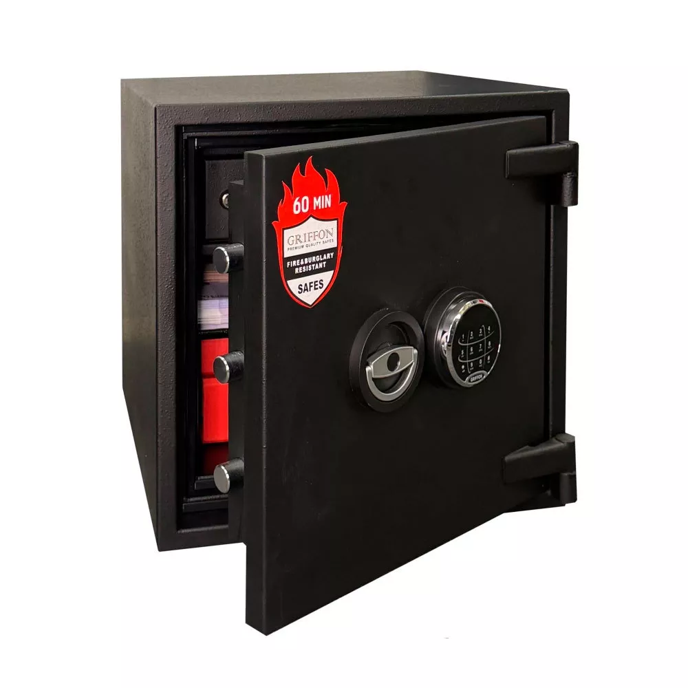 Надійний вогнестійкий сейф Griffon FRS.45.E Black Н - <ro>Изображение</ro><ru>Изображение</ru> #1, <ru>Объявление</ru> #1752789