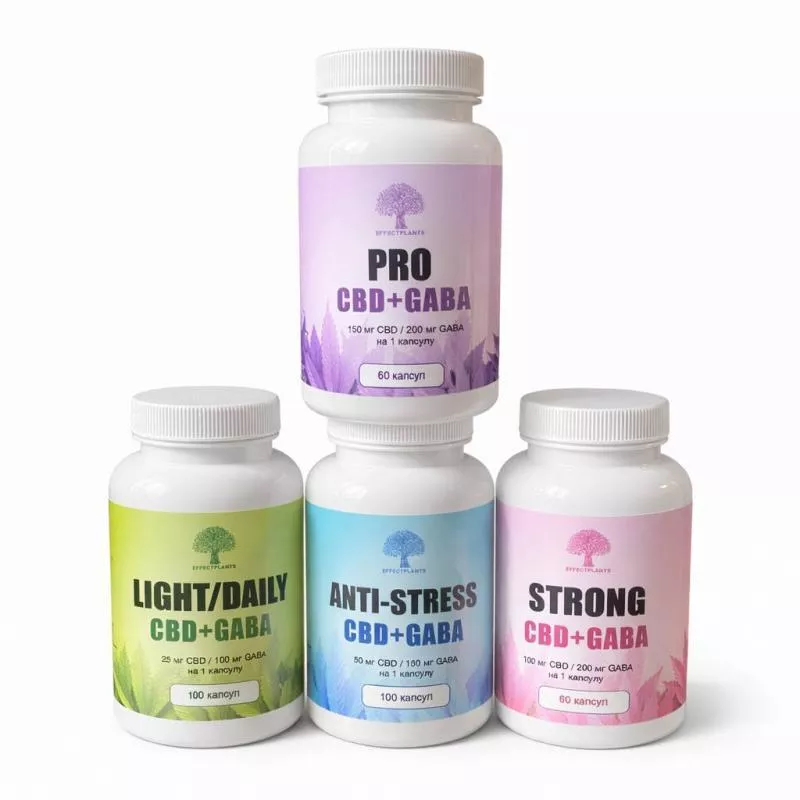 Биодобавка Strong CBD + GABA — антистресс и качественный сон, 60 капсул - <ro>Изображение</ro><ru>Изображение</ru> #1, <ru>Объявление</ru> #1753884