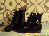 Женские ботинки, черный цвет. Размер 37-38 - <ro>Изображение</ro><ru>Изображение</ru> #2, <ru>Объявление</ru> #106441