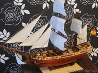 Модель испанского  парусника ручной работы - <ro>Изображение</ro><ru>Изображение</ru> #3, <ru>Объявление</ru> #127212