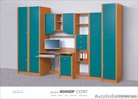 Мебель для детской стенка Юниор(ольха). 1573 грн. - <ro>Изображение</ro><ru>Изображение</ru> #1, <ru>Объявление</ru> #166060