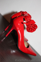 Красные лакированные туфли, кожа, НОВЫЕ, р.38-39 - <ro>Изображение</ro><ru>Изображение</ru> #3, <ru>Объявление</ru> #241714