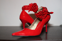 Красные лакированные туфли, кожа, НОВЫЕ, р.38-39 - <ro>Изображение</ro><ru>Изображение</ru> #1, <ru>Объявление</ru> #241714