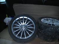 Титановые диски с резиной - <ro>Изображение</ro><ru>Изображение</ru> #1, <ru>Объявление</ru> #273770