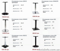 Высокие основания, подстолья барных столов купить, высокие барные столы Киев - <ro>Изображение</ro><ru>Изображение</ru> #8, <ru>Объявление</ru> #307364