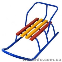 Санки детские «Снеговичок» - <ro>Изображение</ro><ru>Изображение</ru> #1, <ru>Объявление</ru> #446424