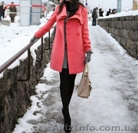 Малиновое пальто (в наличии) - <ro>Изображение</ro><ru>Изображение</ru> #1, <ru>Объявление</ru> #450608