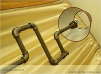 Оригинальный торшер из водопроводных труб. - <ro>Изображение</ro><ru>Изображение</ru> #1, <ru>Объявление</ru> #446406