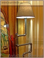 Оригинальный торшер из водопроводных труб. - <ro>Изображение</ro><ru>Изображение</ru> #7, <ru>Объявление</ru> #446406