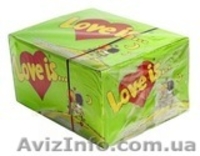 жвачка Love is самые низкие цены в Украине 55 грн. (100 шт.) - <ro>Изображение</ro><ru>Изображение</ru> #1, <ru>Объявление</ru> #527015