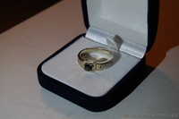 Продам мужской перстень из белого золота с черным бриллиантом - <ro>Изображение</ro><ru>Изображение</ru> #2, <ru>Объявление</ru> #568628