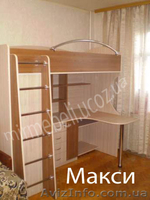 Детская кровать-чердак с рабочей зоной на заказ - <ro>Изображение</ro><ru>Изображение</ru> #3, <ru>Объявление</ru> #574202