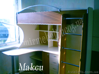 Детская кровать-чердак с рабочей зоной на заказ - <ro>Изображение</ro><ru>Изображение</ru> #5, <ru>Объявление</ru> #574202