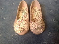 балетки бежево-розового цвета - <ro>Изображение</ro><ru>Изображение</ru> #1, <ru>Объявление</ru> #653496